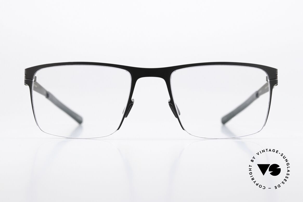 Mykita Monty Square Men's Frame Black, Mykita eyeglasses, model Monty, size 52-19, col. 002, Made for Men