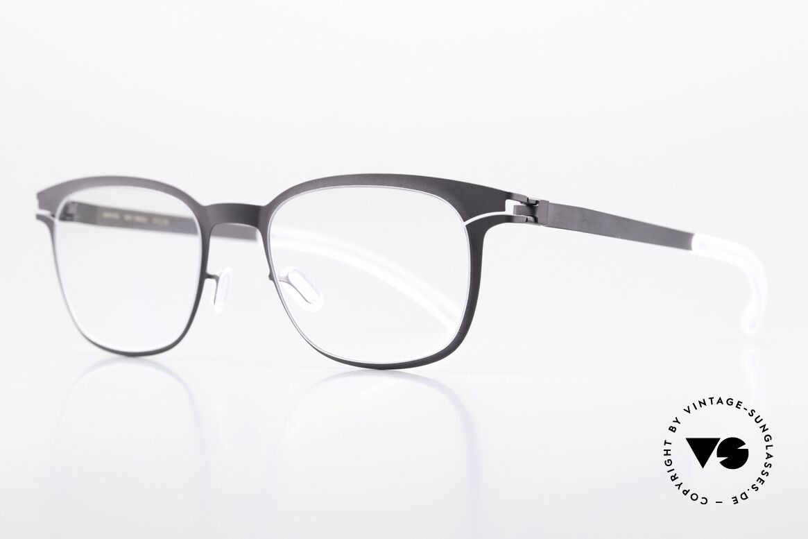 Mykita Raoul Square Designer Panto Specs, color is called "Blackberry" but looks more anthracite, Made for Men and Women