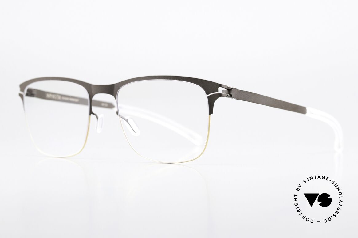 Mykita Desmond Square Frame Gold Terra, color is "Gold/Terra"; a striking model for gentlemen, Made for Men