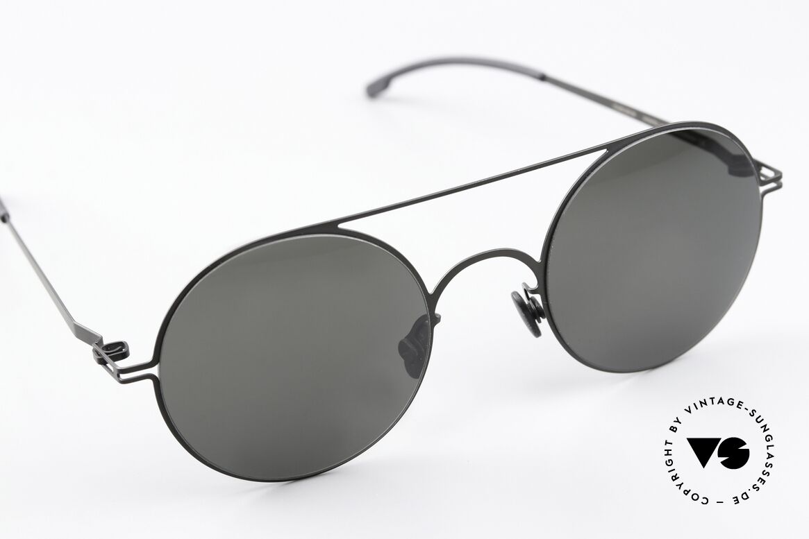 Mykita Touho Round Sunglasses Black, unworn model with full original packaging by MYKITA, Made for Men and Women