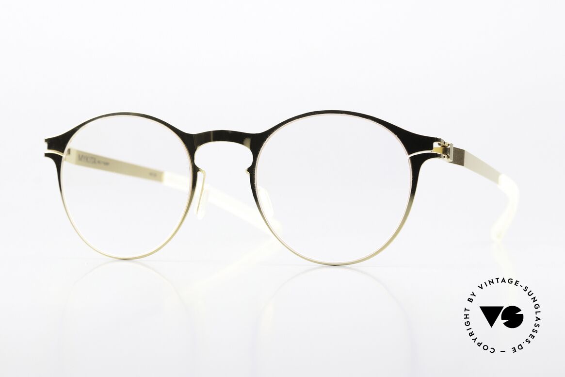 Mykita Lior Glossy Gold Panto Frame, Mykita eyeglasses, model Lior, size 46-20, color 013, Made for Men and Women
