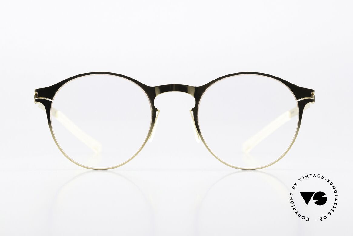 Mykita Lior Glossy Gold Panto Frame, Mykita eyeglasses, model Lior, size 46-20, color 013, Made for Men and Women