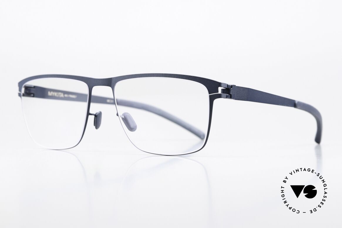 Mykita Pawel Square Men's Frame Navy, color is "Navy Blue" (a striking frame for gentlemen), Made for Men