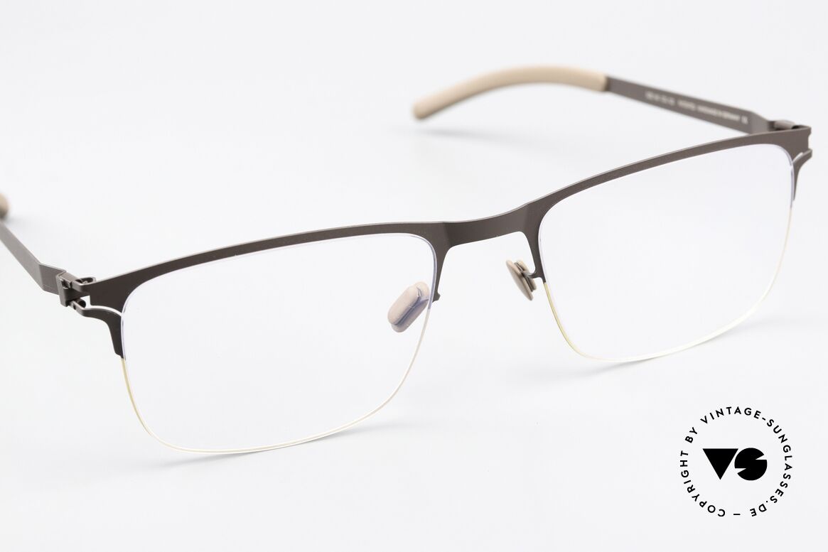 Mykita Vincent Men's Frame Gold Dark Brown, unworn model with full original packaging by MYKITA, Made for Men
