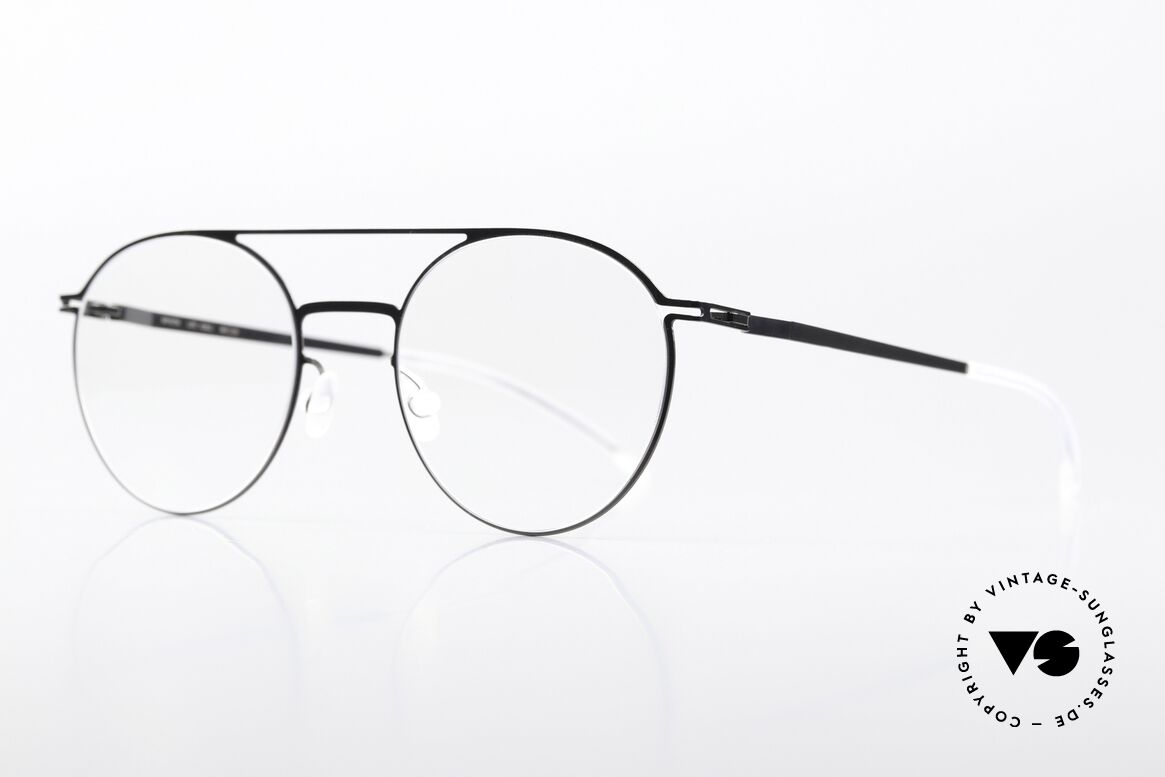 Mykita Kjell Round Frame Shiny Graphite, color code 232 = Shiny Graphite (elegant, shiny frame), Made for Men and Women