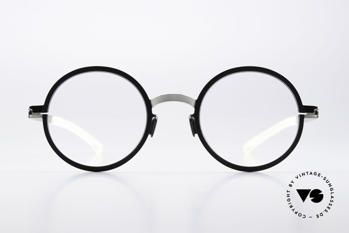 Mykita Bibi Round Frame Black Silver, frame of Decades Collection (made from 2012-2018), Made for Men and Women