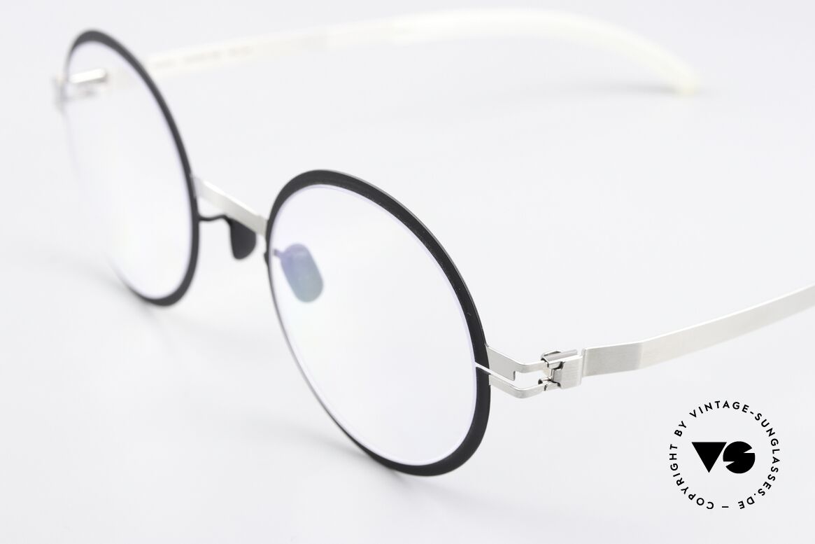 Mykita Bibi Round Frame Black Silver, well-known top quality (handmade in Germany, Berlin), Made for Men and Women