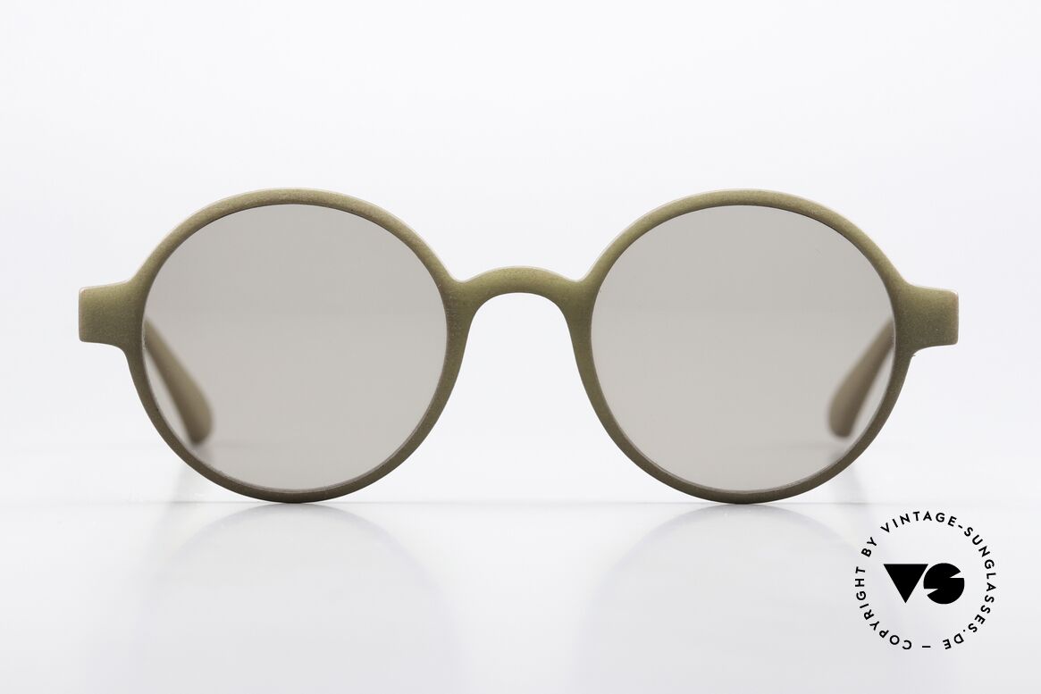 Mykita Mylon Voo Round Designer Sunglasses, size 48-20 with color code 327 (TAUPE GREY), Made for Men and Women