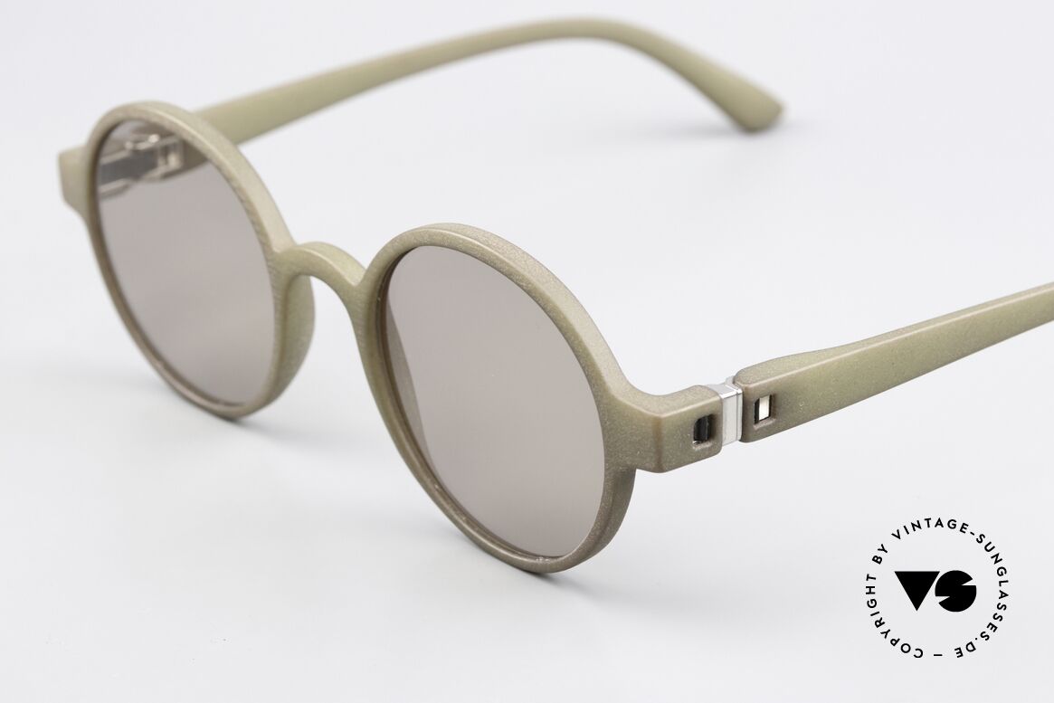 Mykita Mylon Voo Round Designer Sunglasses, without prints = therefore reduced to 249 Euro, Made for Men and Women