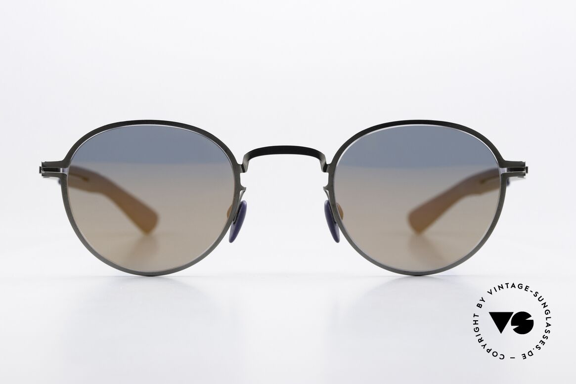Mykita Mylon Quince Mirrored Sunglasses Panto, size 45-26, mirrored sun lenses, in color 246, Made for Men and Women