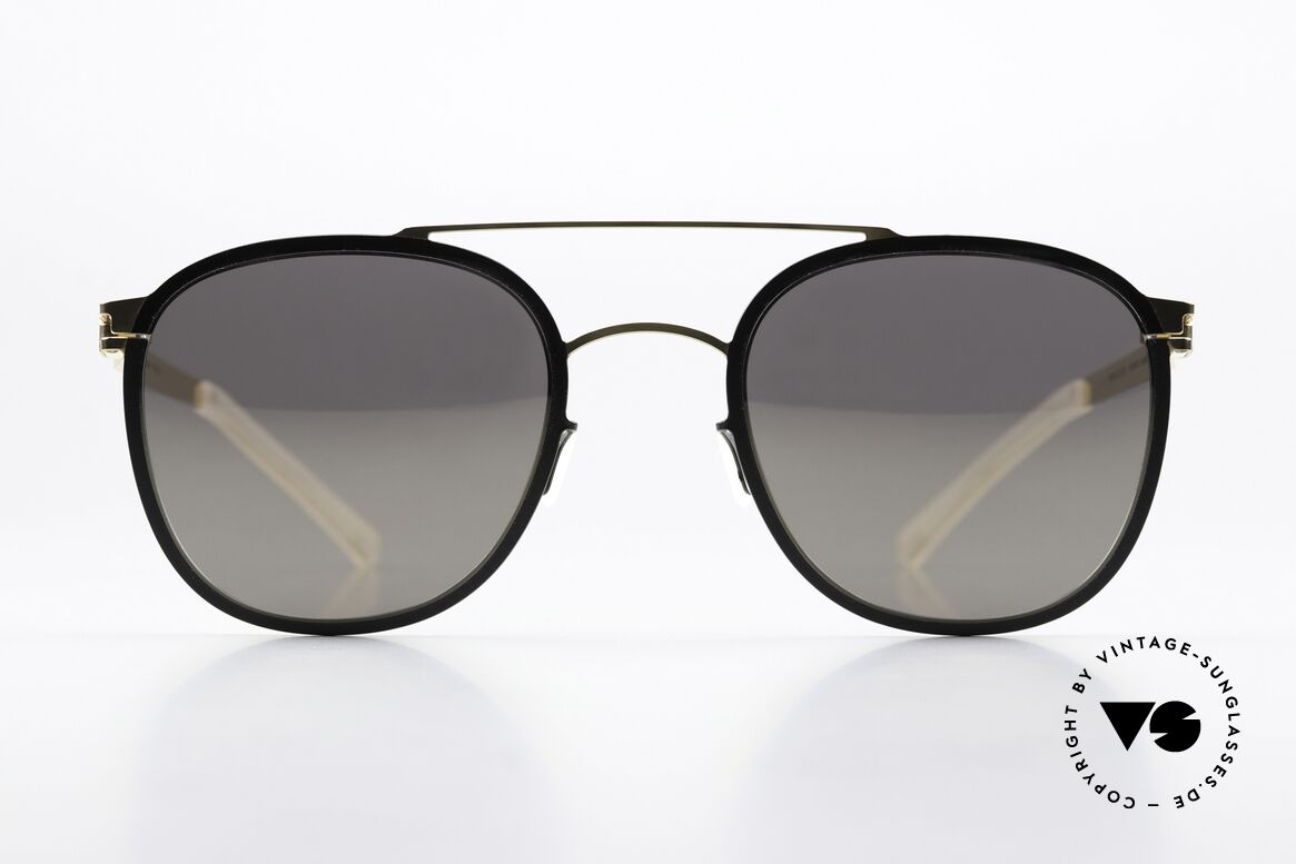 Mykita Keaton Sunglasses In Gold Black, classic shades, Decades Series, made from 2018-2020, Made for Men and Women