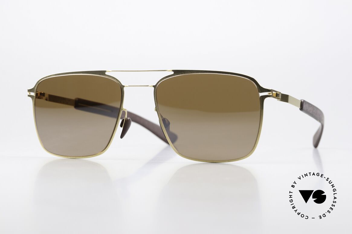 Mykita Mylon Flax Light Mirrored Sun Lenses, rare Mykita Mylon Hybrid sunglasses; FLAX, Made for Men