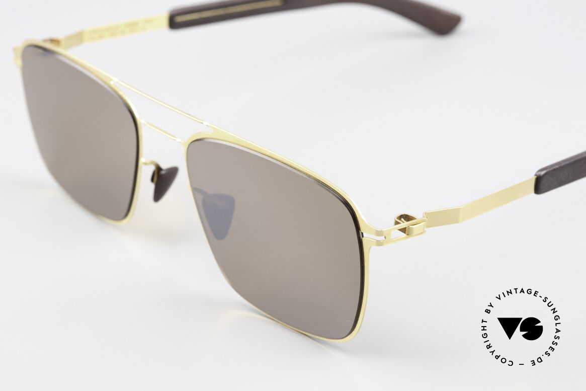 Mykita Mylon Flax Light Mirrored Sun Lenses, 'made in Germany' eyewear for connoisseurs, Made for Men