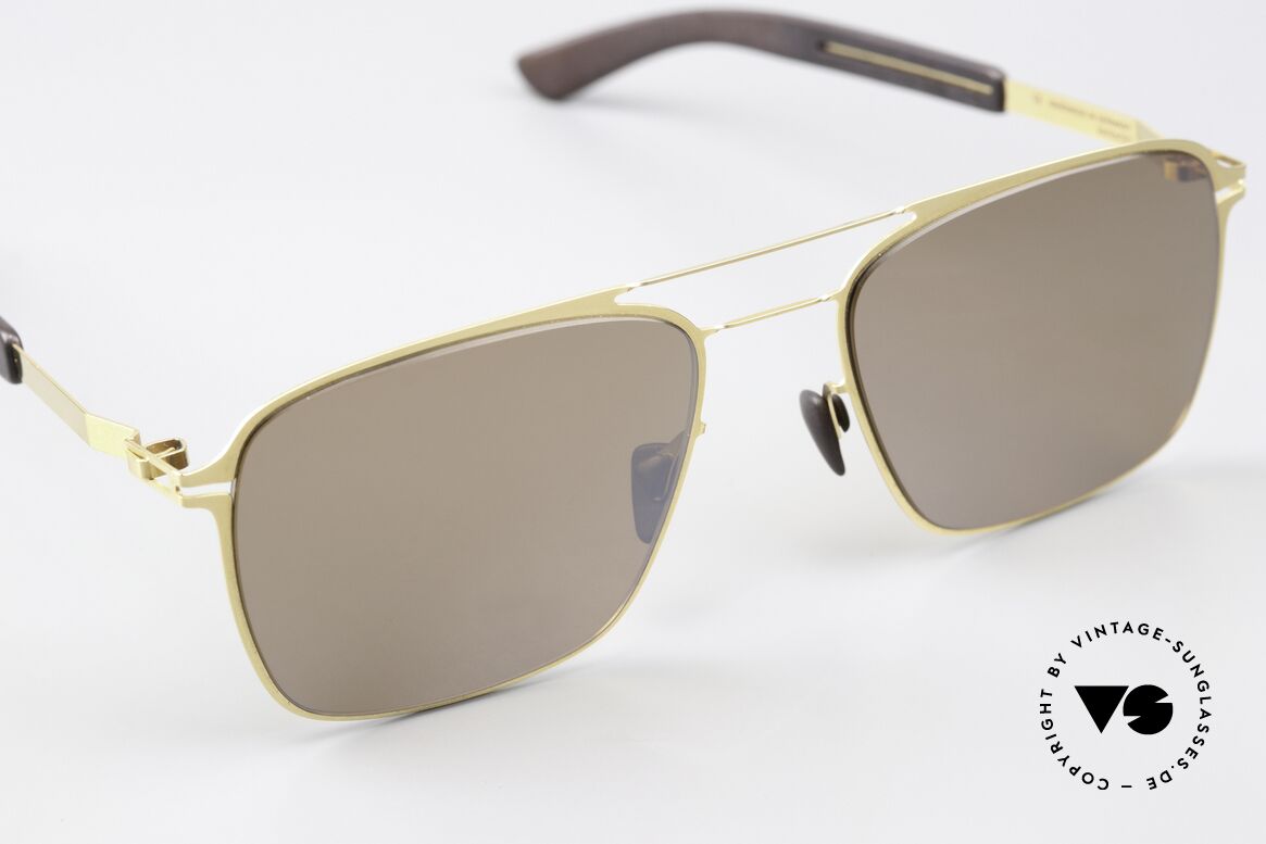 Mykita Mylon Flax Light Mirrored Sun Lenses, unworn model from 2016, with MYKITA case, Made for Men