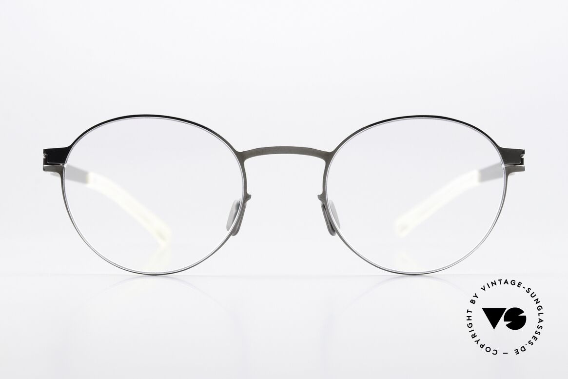Mykita Peach Panto Specs Shiny Graphite, panto specs from the NO1 collection (made 2017-19), Made for Men and Women