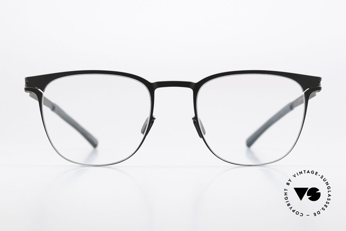 Mykita Thabani Square Frame Black Unisex, eyeglasses of the Decades Collection (crafted in 2019), Made for Men and Women
