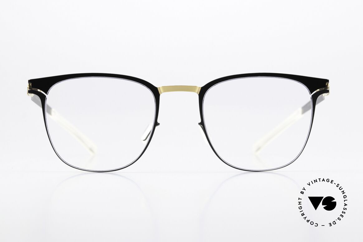 Mykita Thabani Square Frame Black Gold, eyeglasses of the Decades Collection (crafted in 2019), Made for Men and Women