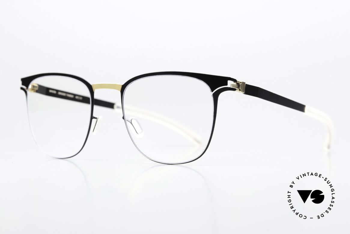 Mykita Thabani Square Frame Black Gold, color "Black/Gold" = timeless model for women & men, Made for Men and Women
