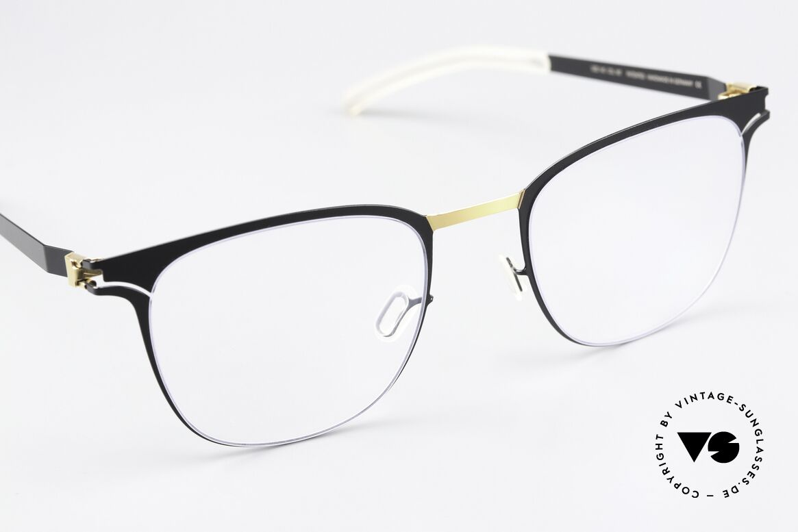 Mykita Thabani Square Frame Black Gold, unworn model with full original packaging by MYKITA, Made for Men and Women