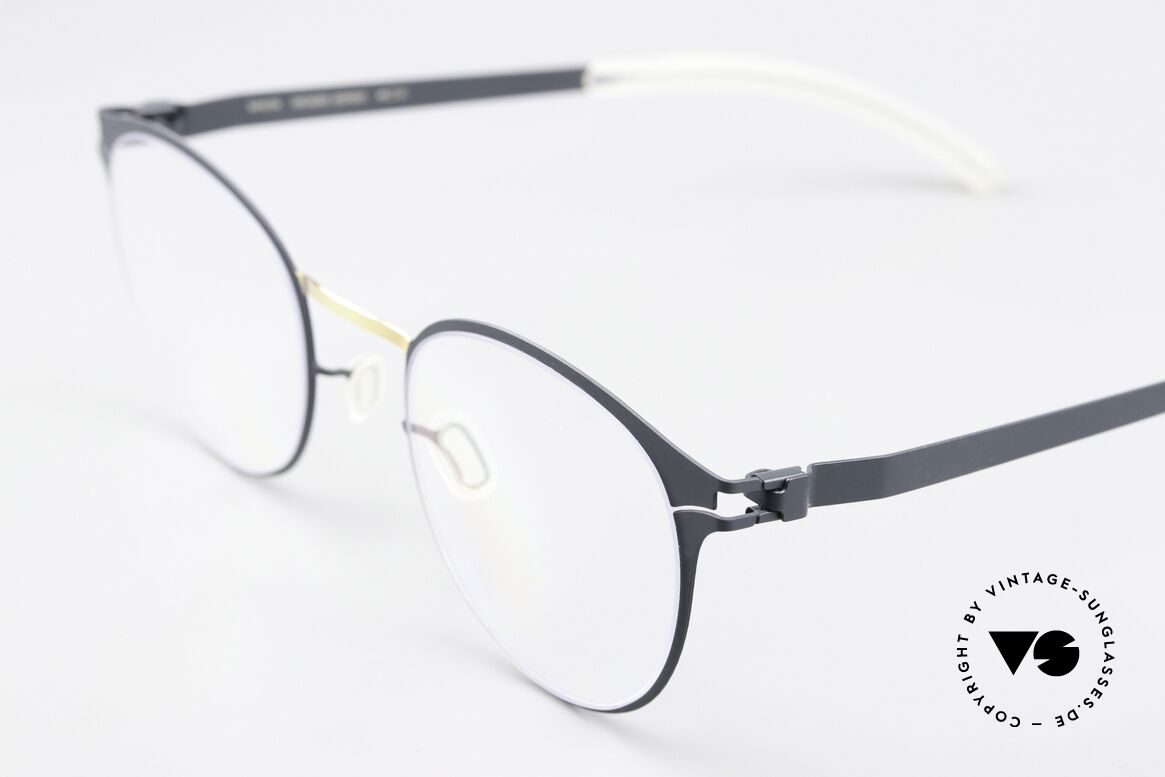 Mykita Giorgio Ladies Panto Gold Indigo, well-known top quality (handmade in Germany, Berlin), Made for Women