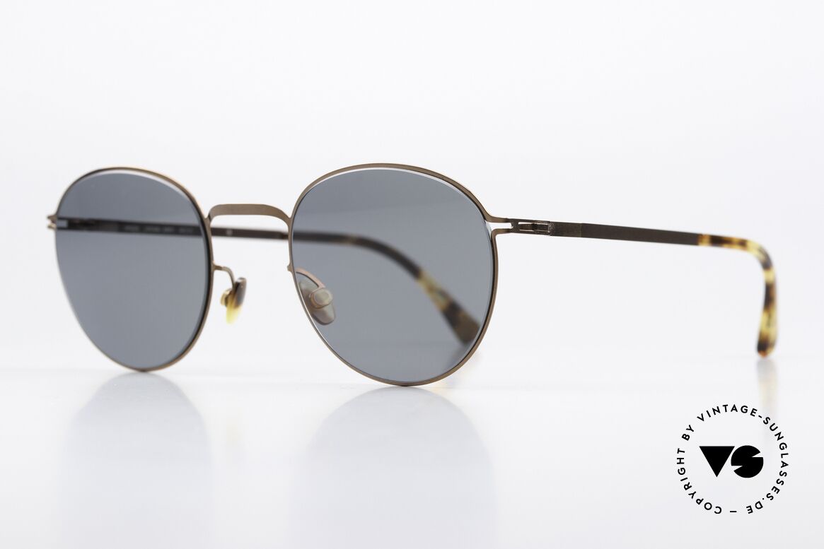 Mykita Jonte Sunglasses Panto Copper, Color Code 252 is 'Shiny Copper'; unisex sunglasses, Made for Men and Women