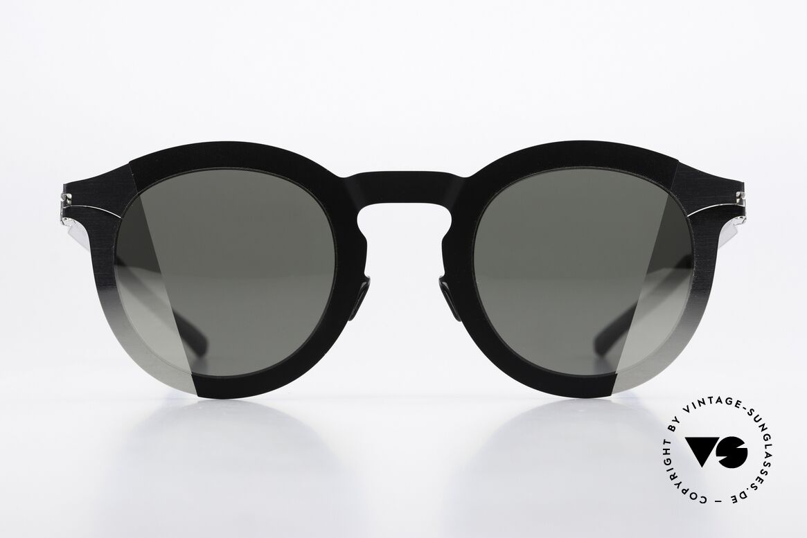 Mykita Studio 2.2 Sunglasses With Character, women's shades, c.052: Silver/Black Pamir 1 Silver, Made for Women