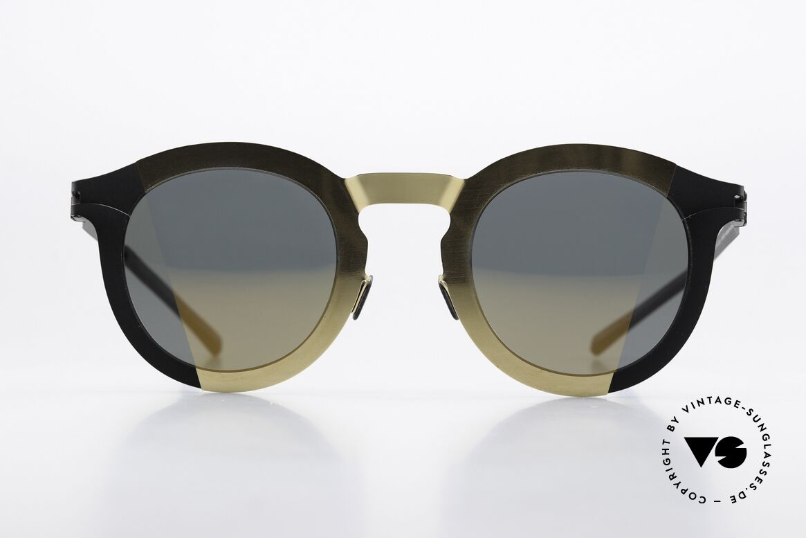 Mykita Studio 2.2 Experimental Design Project, women's shades, col. 056: Gold/Black Pamir 2 Gold, Made for Women