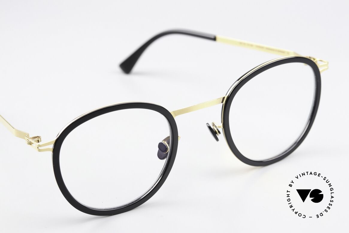 Mykita Antti Panto Glasses Black Gold, unworn model from 2017 comes with original packing, Made for Men and Women