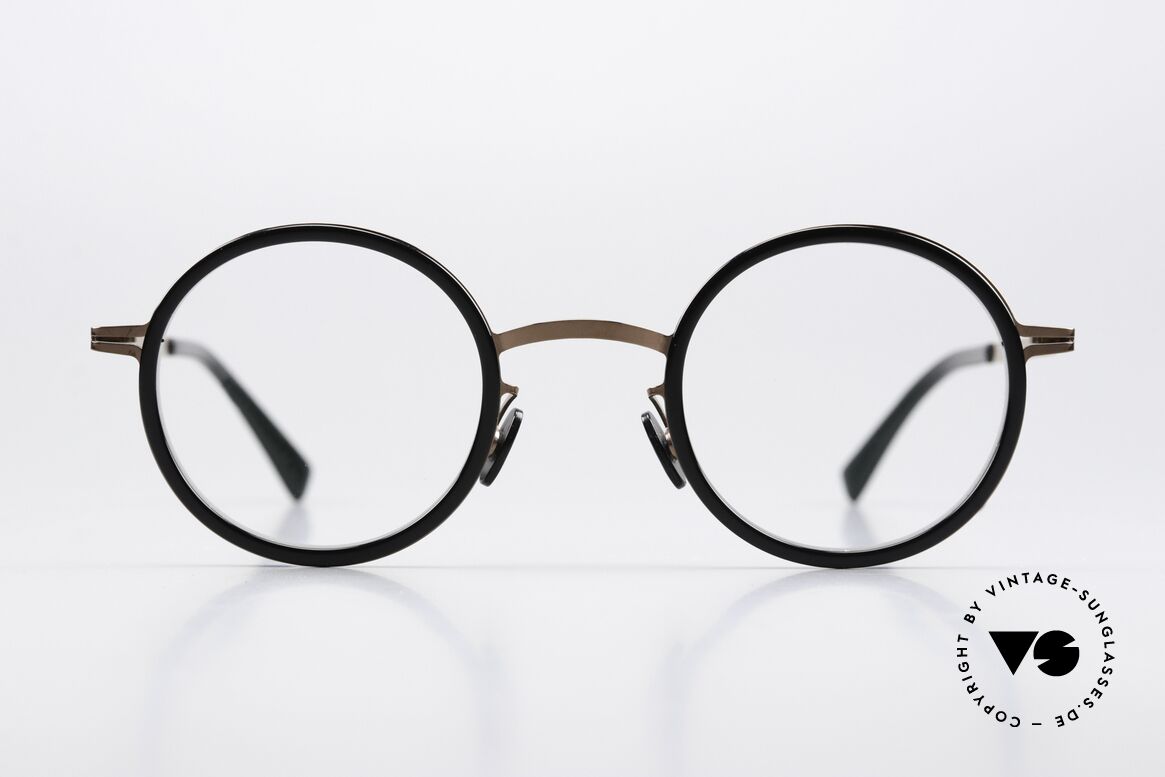 Mykita Eetu Round Panto Copper Black, LITE collection with additional acetate rings / inlays, Made for Men and Women