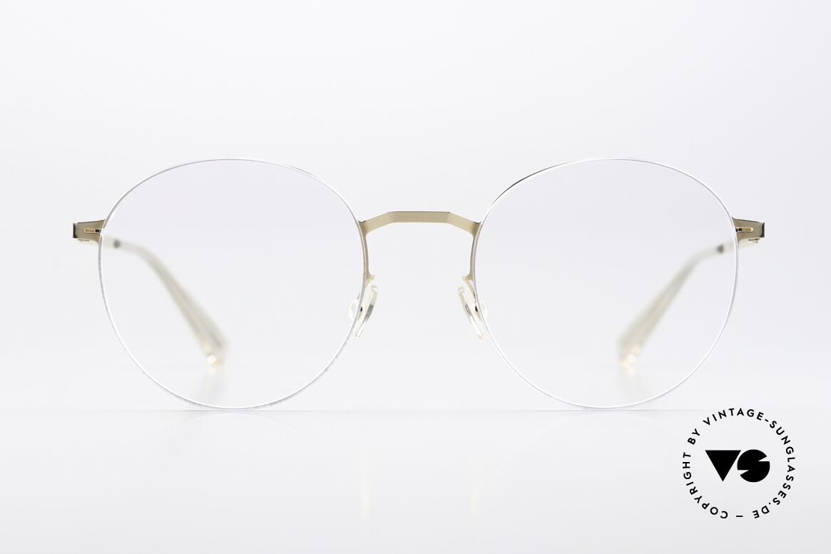 Mykita Tomomi Silver Champagne Gold Frame, big panto frame of the LESSRIM collection from 2019, Made for Men and Women