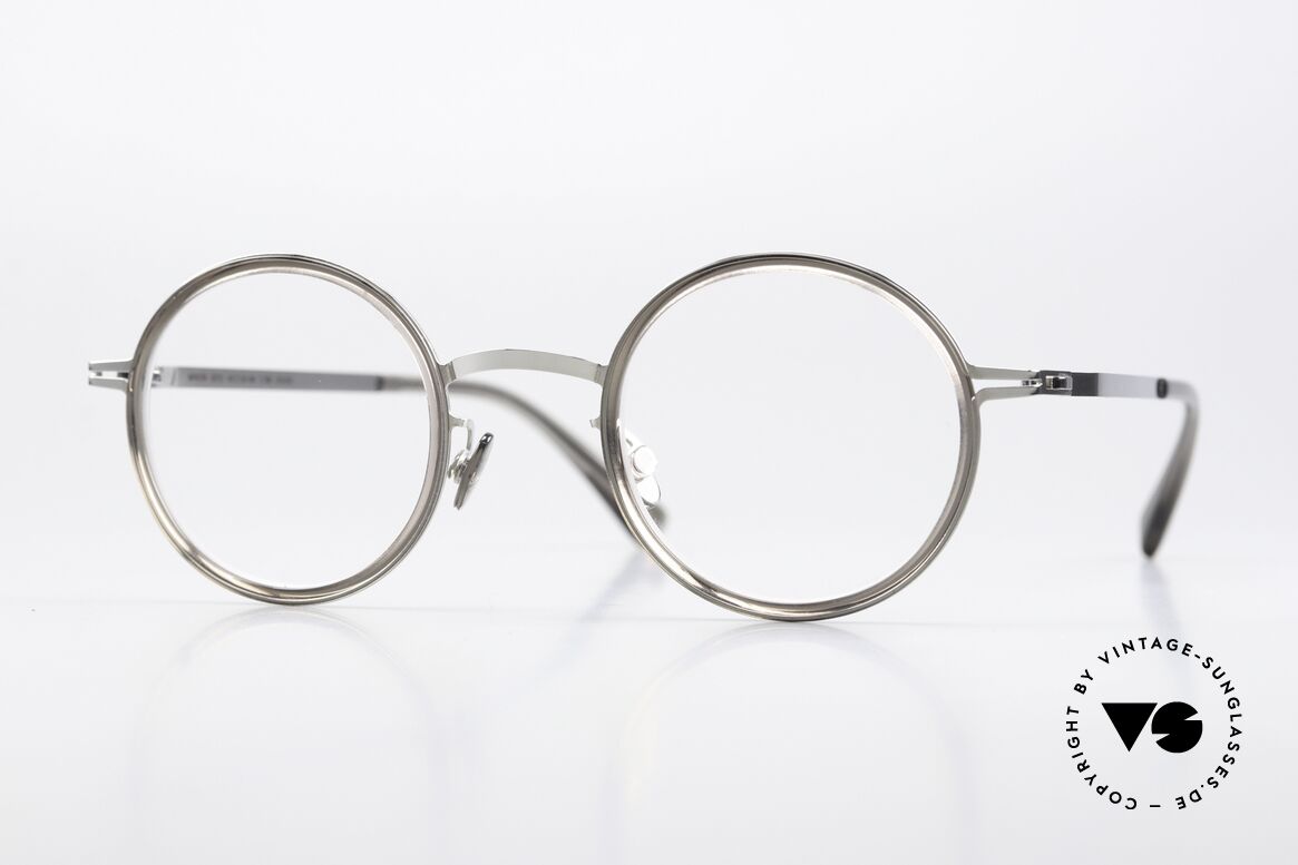 Mykita Eetu Panto Glasses Silver Grey, Mykita eyeglasses, model EETU, size 43-24, color 766, Made for Men and Women