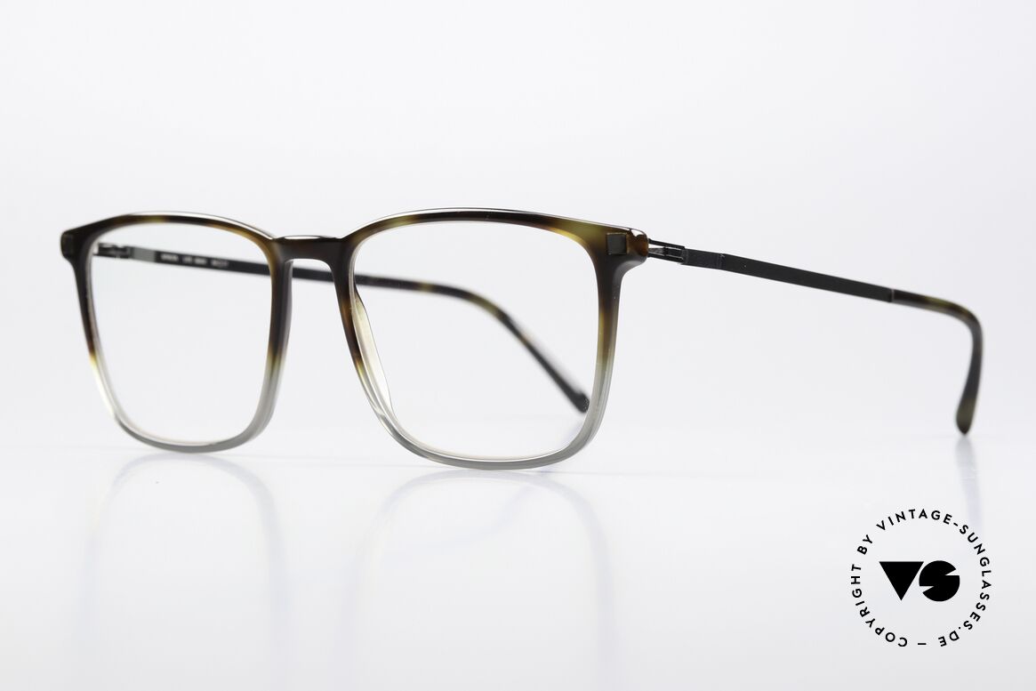 Mykita Amak Square Frame Ladies Gents, col. 922: Santiago Gradient / Shiny Gray (2015-2016), Made for Men and Women