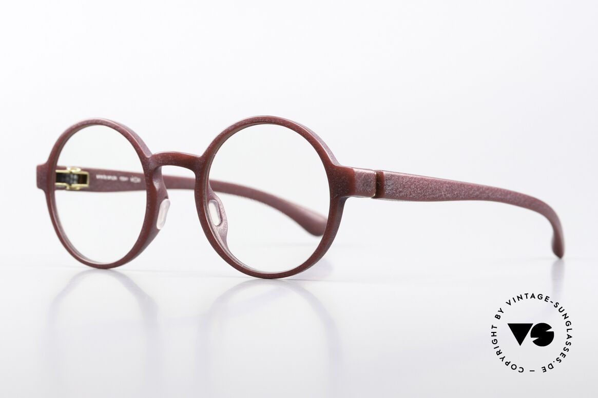 Mykita Mylon Yoshy Round Frame Feminine Color, c. 324 New Aubergine: looks more auburn live, Made for Women