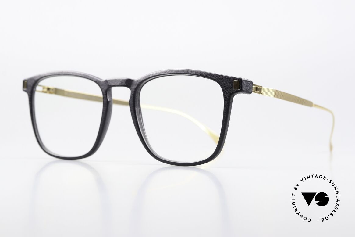Mykita Mylon Jujubi Square Panto Black Gold, 'made in Germany' eyewear for connoisseurs, Made for Men and Women