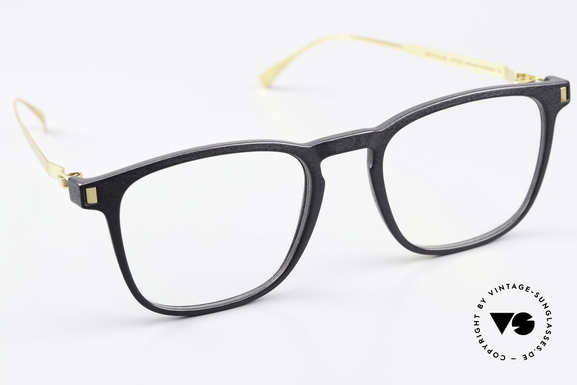 Mykita Mylon Jujubi Square Panto Black Gold, unworn model from 2016 with Mykita packing, Made for Men and Women