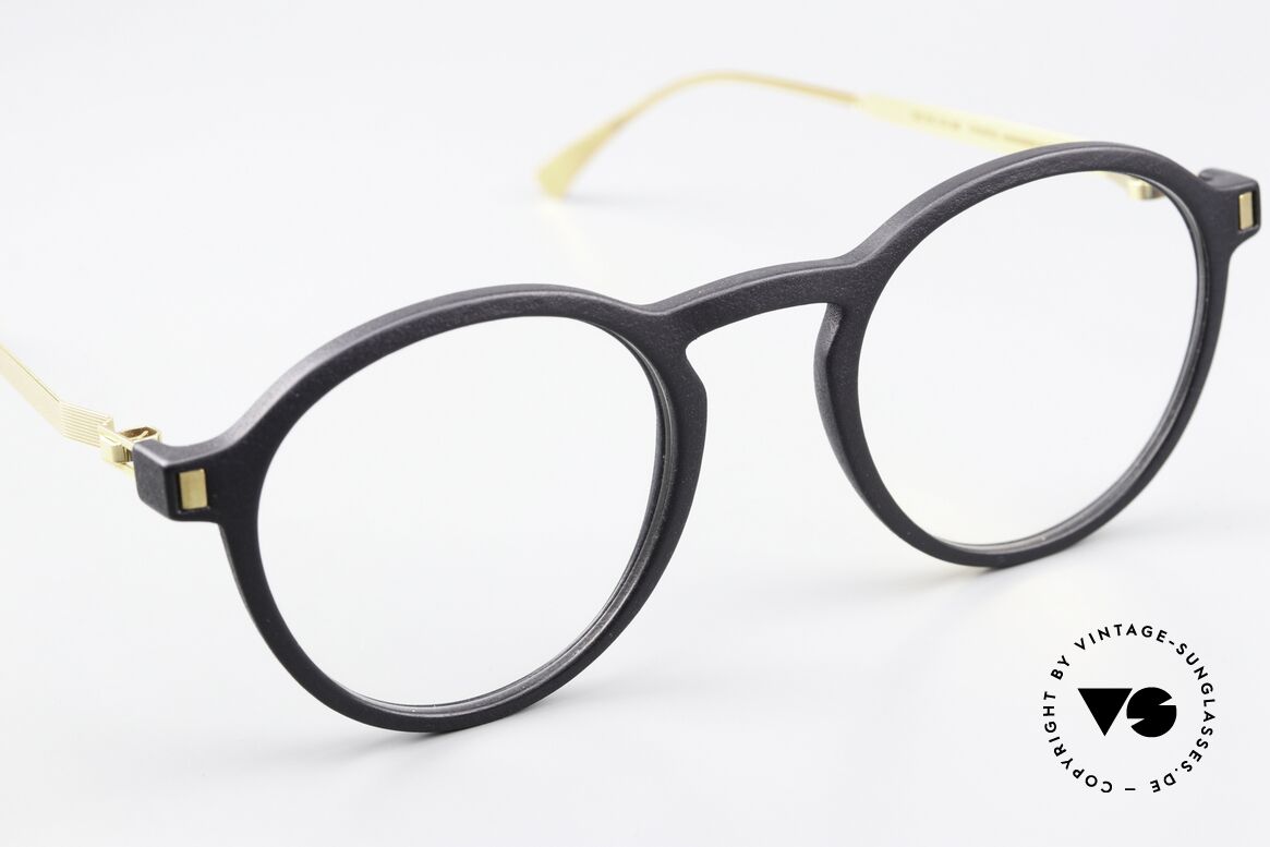 Mykita Mylon Acai Round Panto Black Gold, unworn model with original Mykita packaging, Made for Men and Women