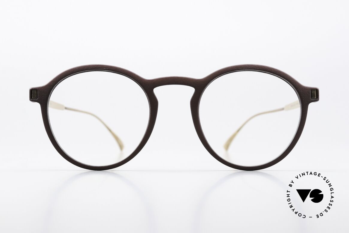 Mykita Mylon Acai Round Panto Brown Gold, col. code 307: Ebony Brown / Champagne Gold, Made for Men and Women