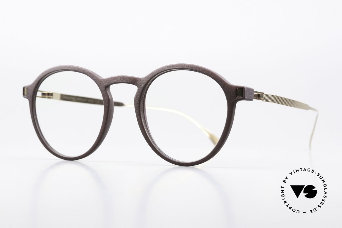 Mykita Mylon Acai Round Panto Brown Gold, crafted from 2015-17 in Berlin; in size 48-21, Made for Men and Women
