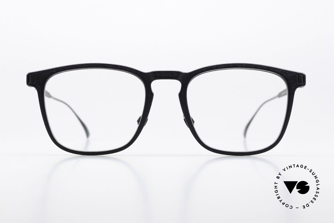 Mykita Mylon Jujubi With Additional Nose Pads, size 52-19, color 305 (PITCH-BLACK / BLACK), Made for Men and Women