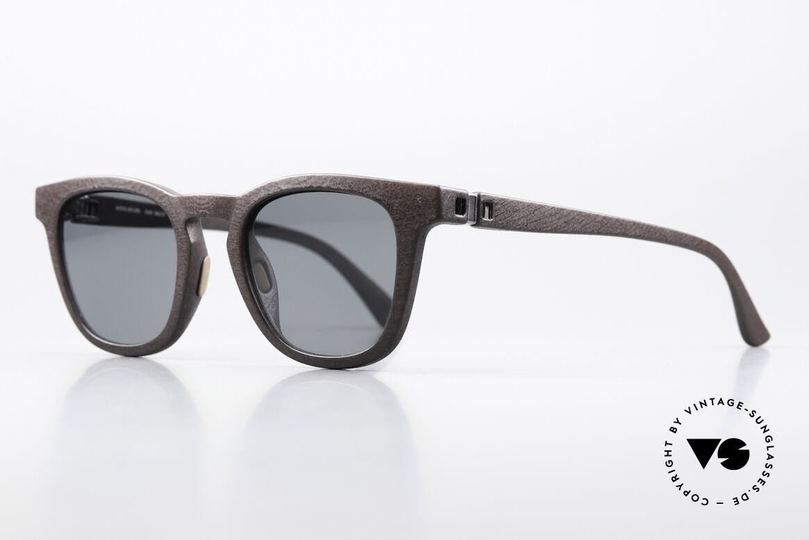 Mykita Mylon Balta Color Looks Live Dark Gray, color: Ebony Brown / Lenses: Paleblue Solid, Made for Men and Women