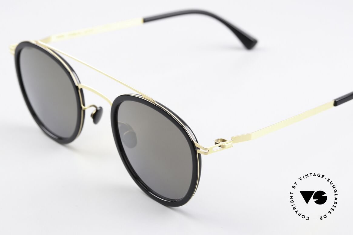Mykita Olli Panto Sunglasses Black Gold, well-known top quality (handmade in Germany, Berlin), Made for Men and Women