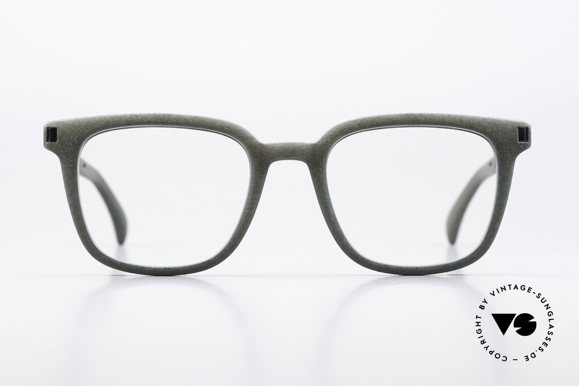 Mykita Mylon Barley Storm Grey / Shiny Graphite, square panto design, size 51-20 with color 308, Made for Men and Women