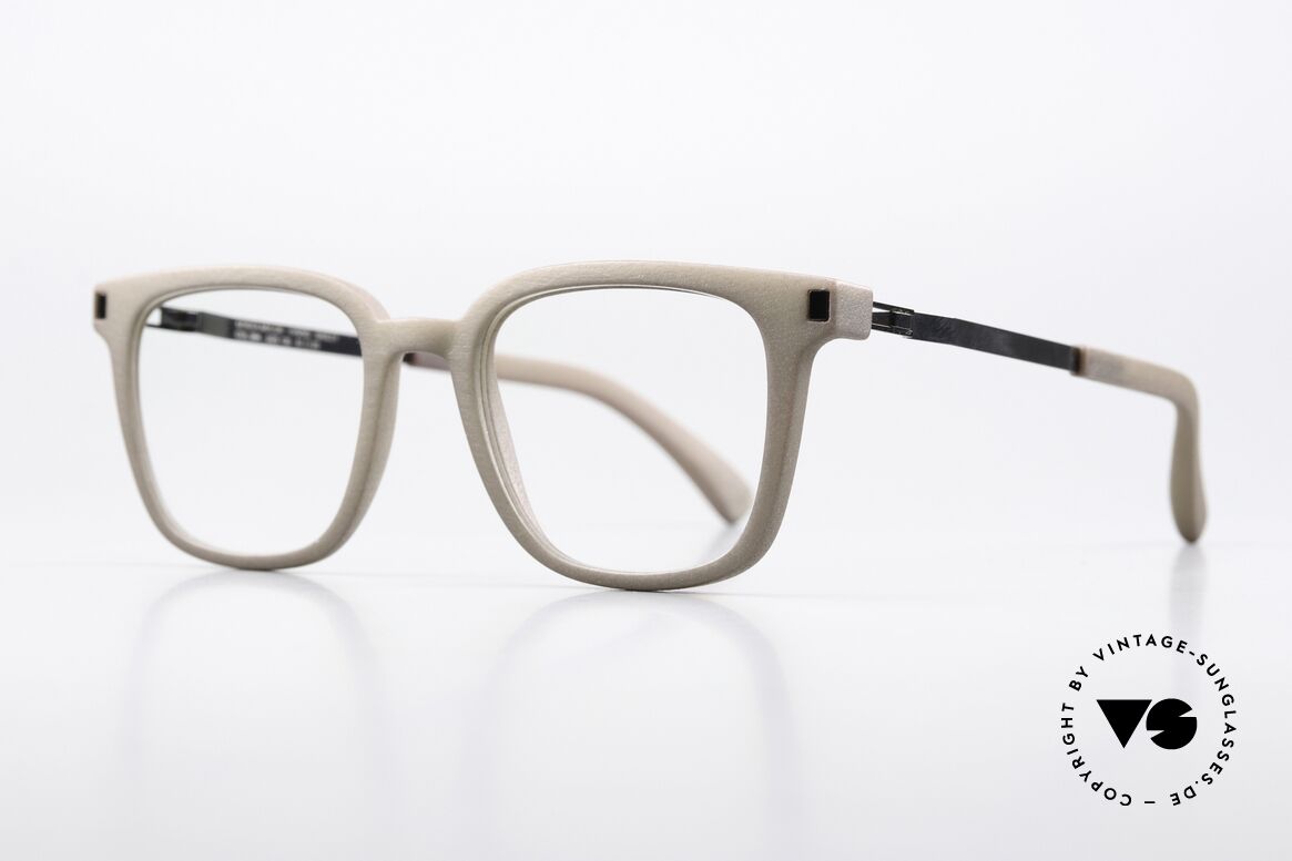 Mykita Mylon Barley Appears Slightly Darker Live, color code 394 = Taupe Grey / Shiny Graphite, Made for Men and Women