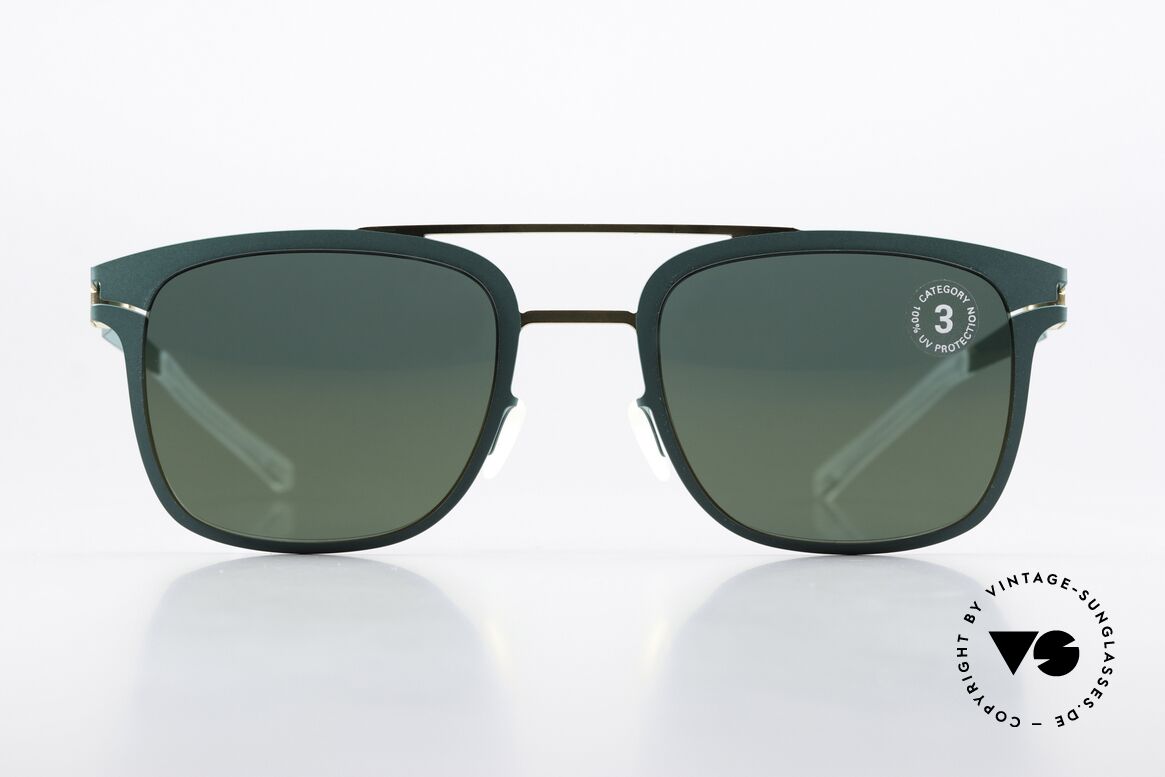 Mykita Hunter Sunglasses Brilliantgreen, classic shades, Decades Series, made from 2014-2015, Made for Men and Women