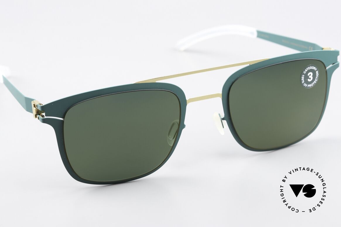 Mykita Hunter Sunglasses Brilliantgreen, unworn model with full original packaging by MYKITA, Made for Men and Women