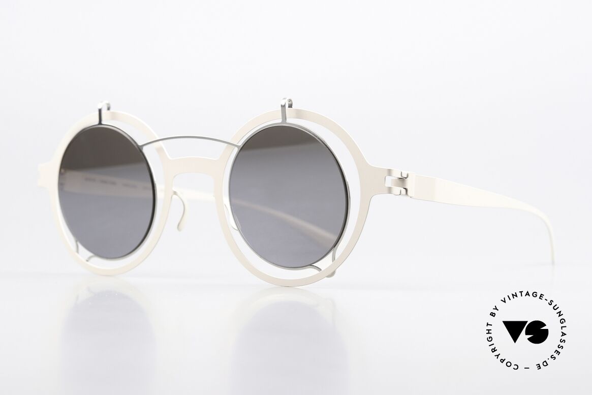 Mykita Madeleine Damir Doma Designer Shades, spectacular round sunglasses for women and men, Made for Men and Women