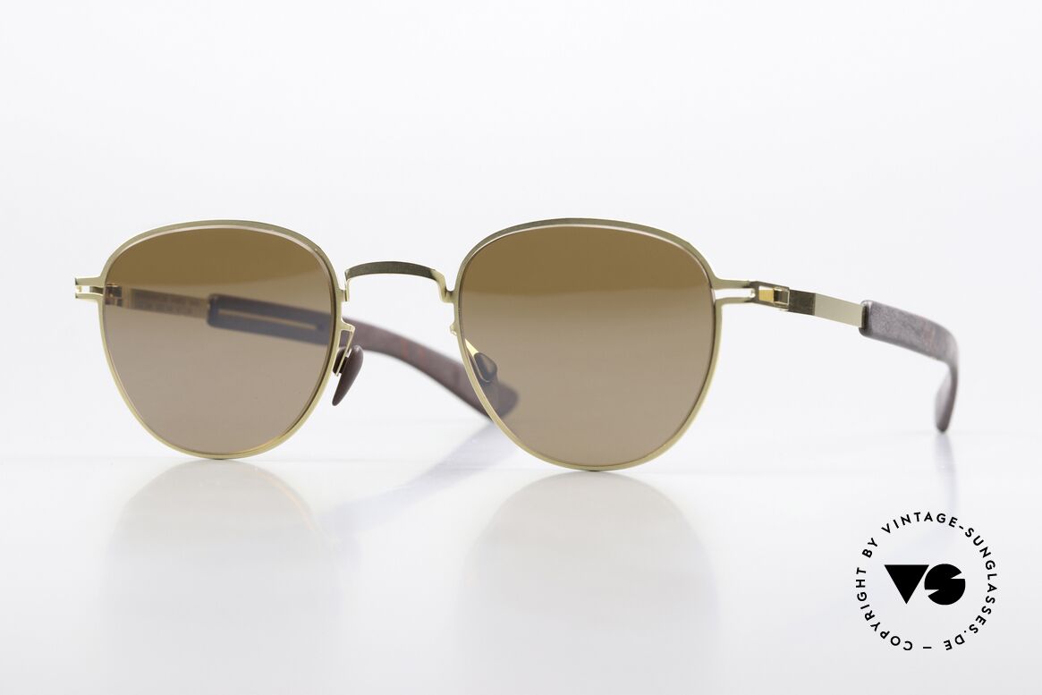 Mykita Mylon Basil Panto Shades Light Mirrored, rare MYKITA Mylon HYBRID sunglasses; BASIL, Made for Men and Women