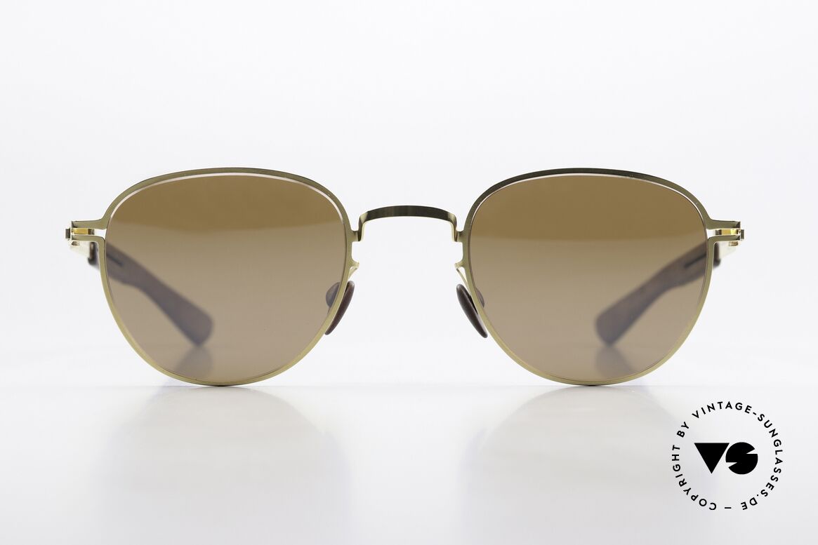 Mykita Mylon Basil Panto Shades Light Mirrored, slightly mirrored panto sunglasses, size 47-24, Made for Men and Women