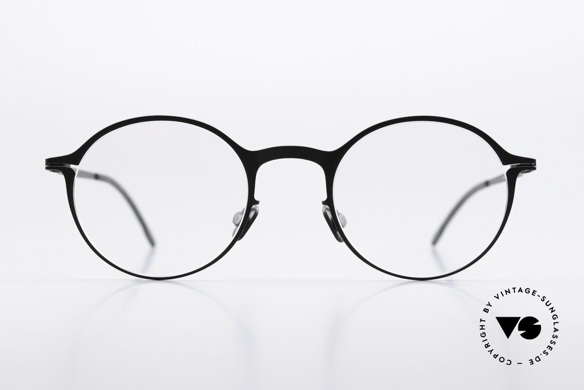Mykita Pontus Glasses Black Round Unisex, eyeglasses of the Lite Collection (crafted 2015-2016), Made for Men and Women