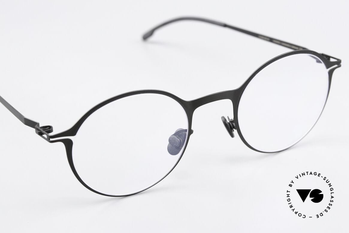 Mykita Pontus Glasses Black Round Unisex, unworn model with full original packaging by MYKITA, Made for Men and Women